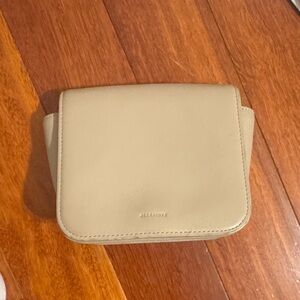 All Saints Beige Arc Small Crossbody Bag